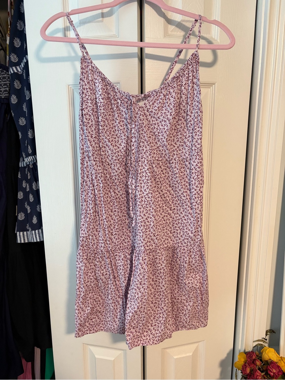 Old Navy Pink Floral Spaghetti-Strap Camisole